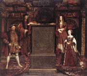 Leemput, Remigius van Henry VII, Elizabeth of York, Henry VIII, and Jane Seymour Spain oil painting artist
